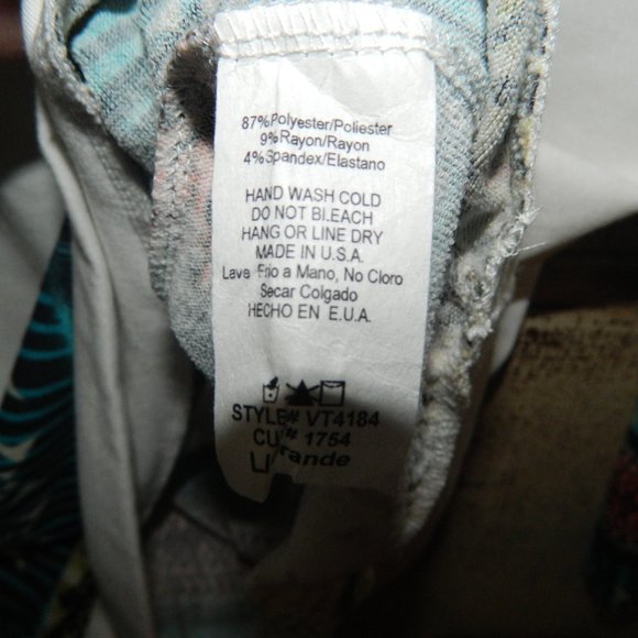 Vanilla Bay Aztec Pullover Hooded Top Size Large (R-46) - Picture 4 of 5